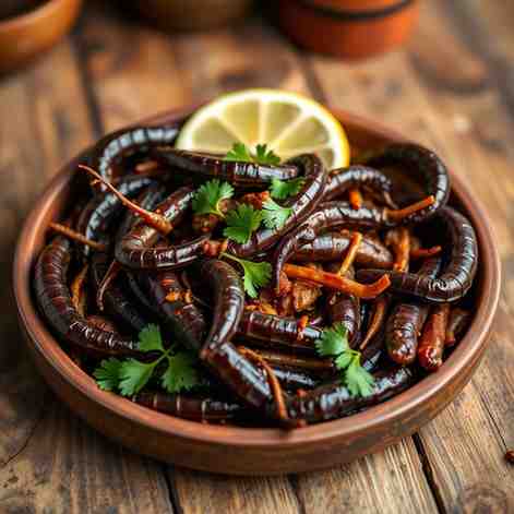 Cook Mopane Worms - South African Recipe